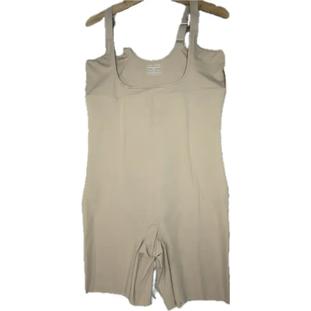 Cacique‎ NWT Level 3 Max Contour Open Bust Thigh Shaper Shapewear Nude 18/20 2X